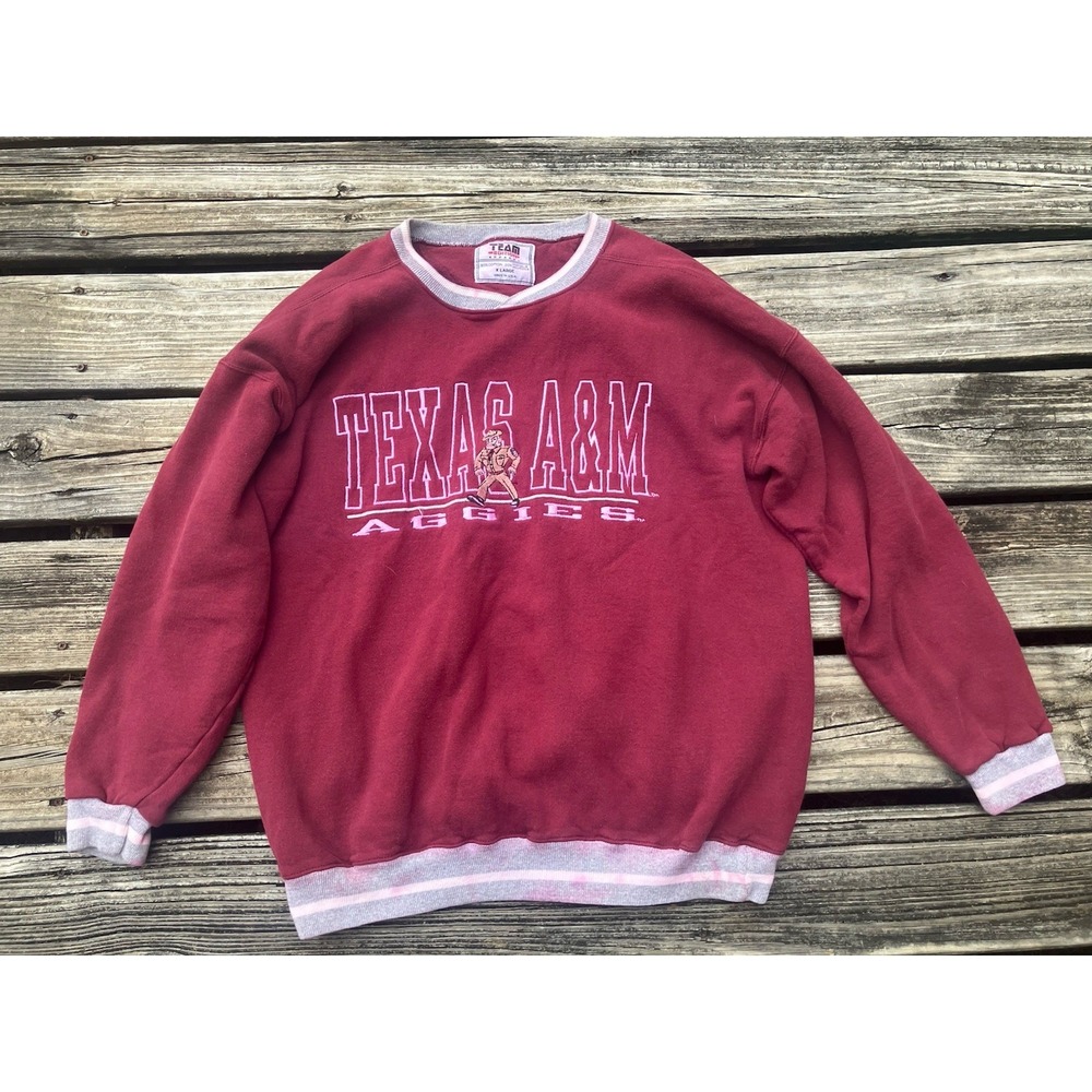 VTG Texas A&M Sweatshirt XL Aggies Team Edition Ol' Sarge College Ncaa Football